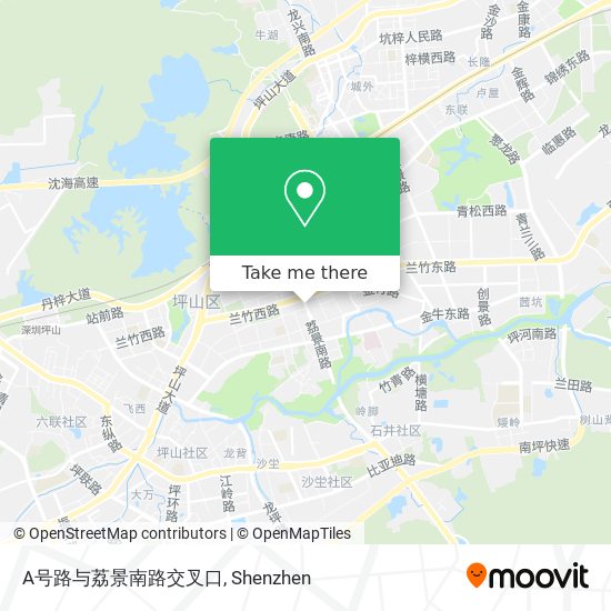 A号路与荔景南路交叉口 map