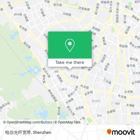 电信光纤宽带 map