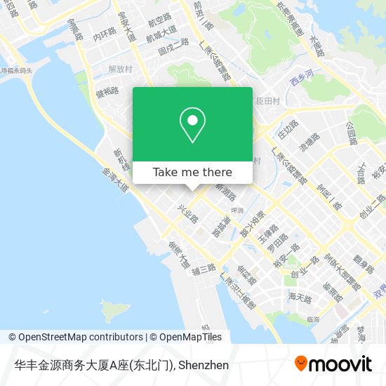 华丰金源商务大厦A座(东北门) map