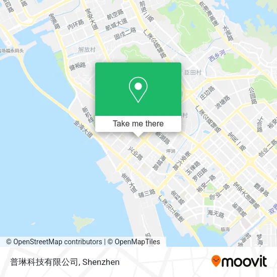 普琳科技有限公司 map
