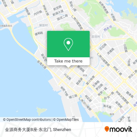 金源商务大厦B座-东北门 map