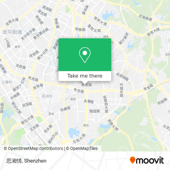 思湘情 map