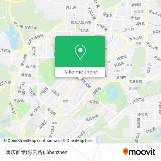 重庆面馆(彩云路) map