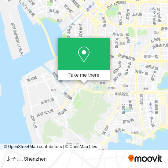 太子山 map