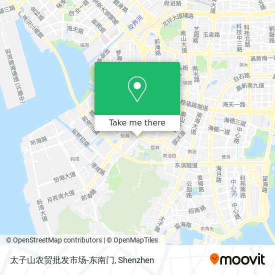 太子山农贸批发市场-东南门 map