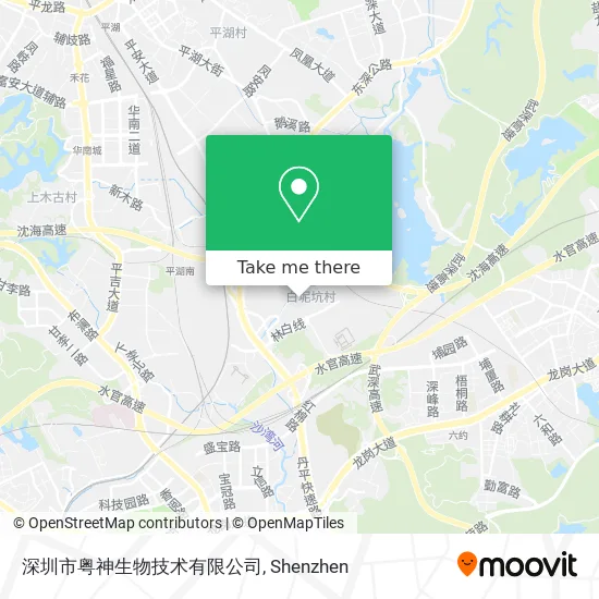深圳市粤神生物技术有限公司 map