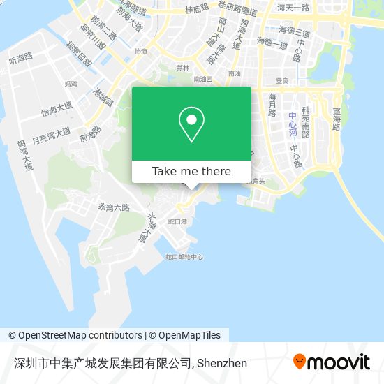 深圳市中集产城发展集团有限公司 map