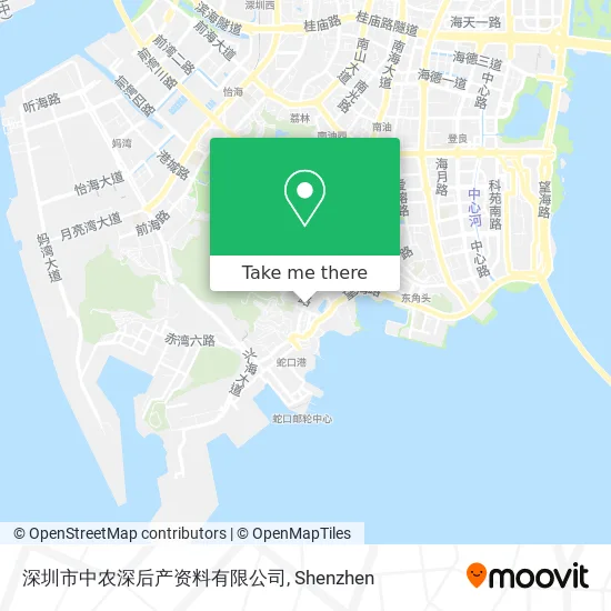 深圳市中农深后产资料有限公司 map