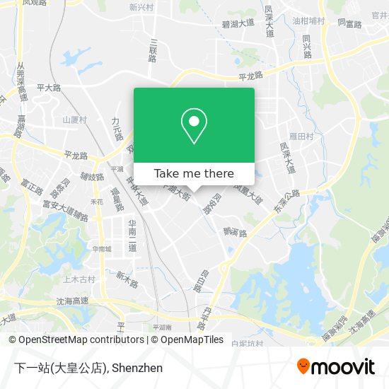 下一站(大皇公店) map