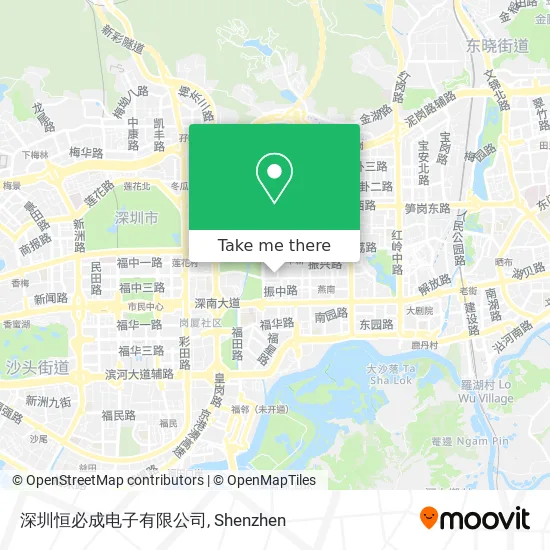 深圳恒必成电子有限公司 map