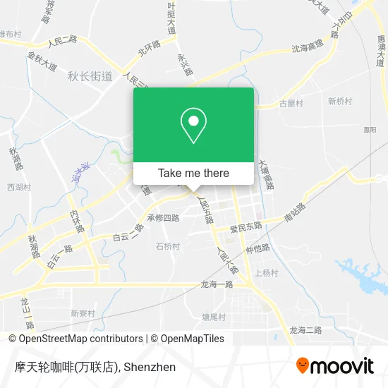 摩天轮咖啡(万联店) map