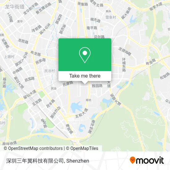 深圳三年翼科技有限公司 map