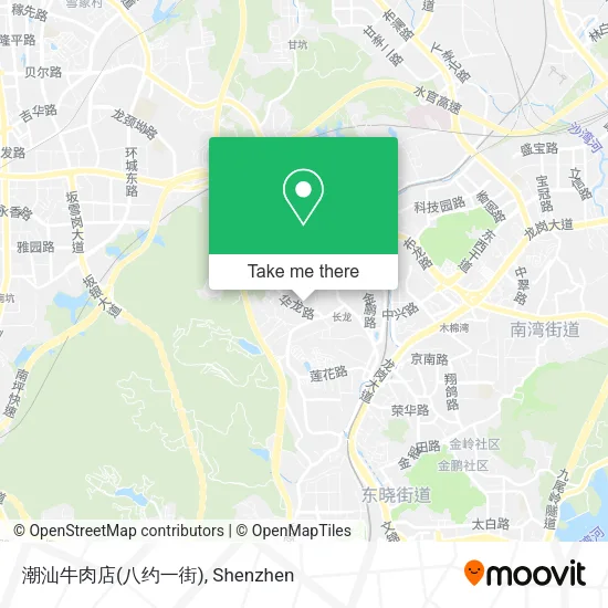 潮汕牛肉店(八约一街) map
