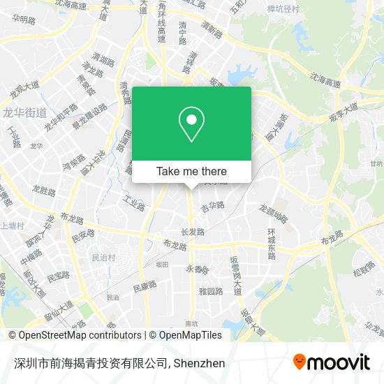 深圳市前海揭青投资有限公司 map