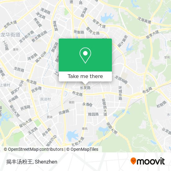 揭丰汤粉王 map
