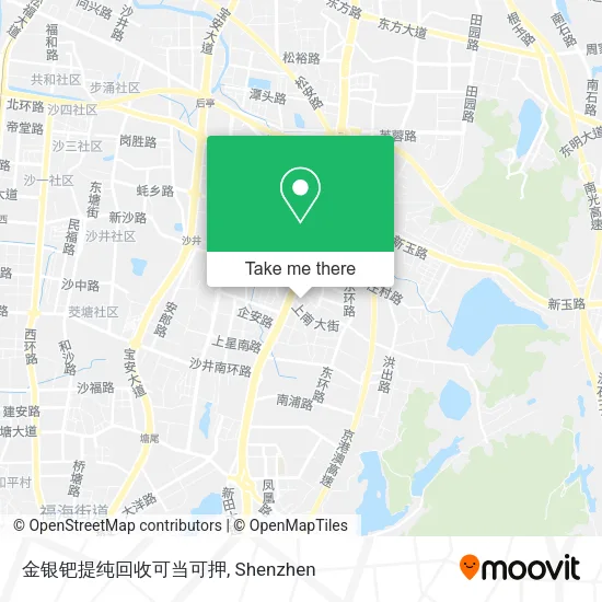 金银钯提纯回收可当可押 map