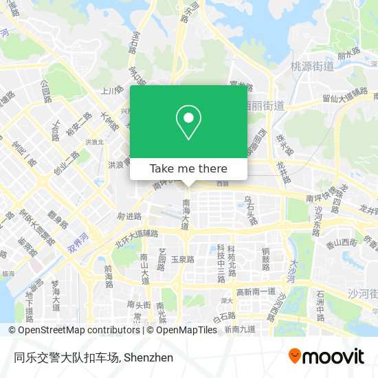 同乐交警大队扣车场 map