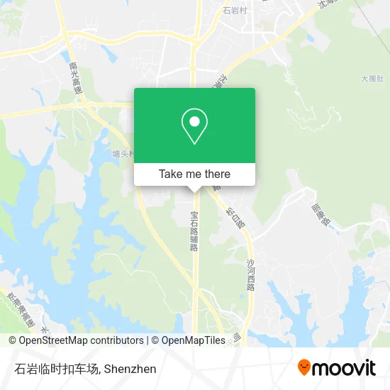 石岩临时扣车场 map