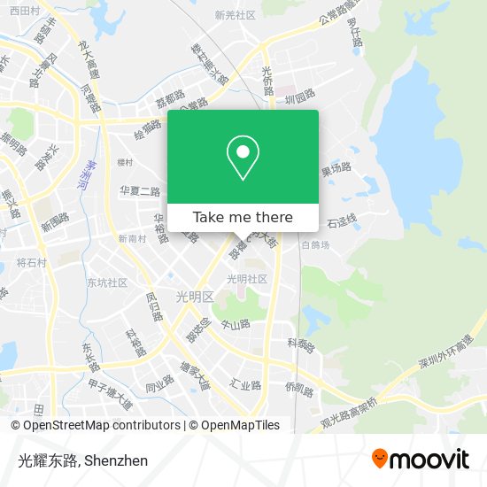光耀东路 map