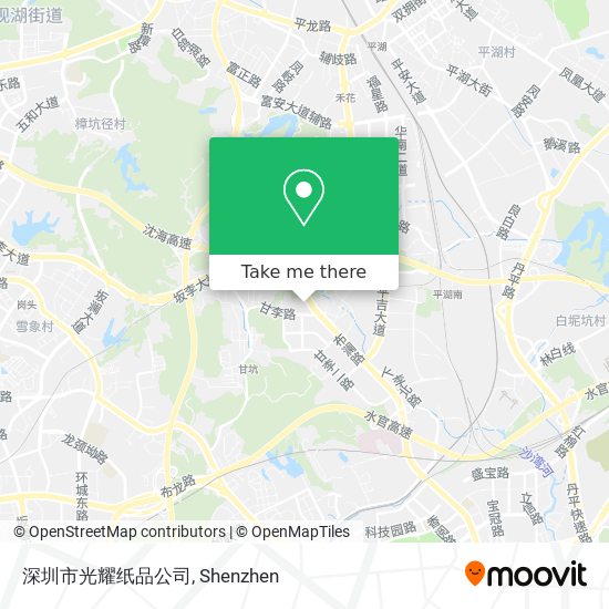 深圳市光耀纸品公司 map