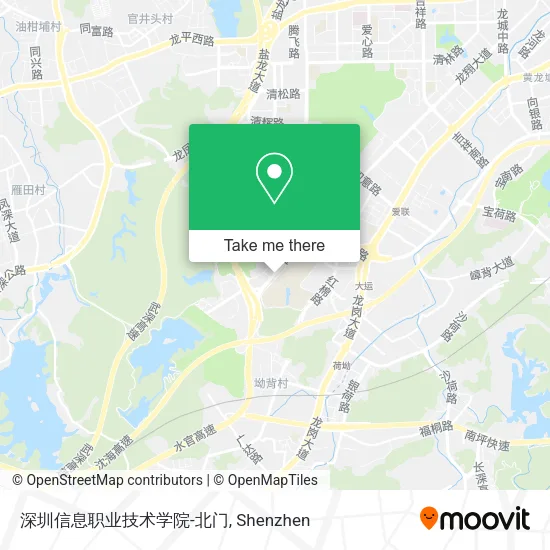 深圳信息职业技术学院-北门 map