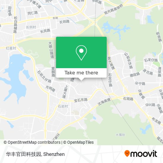 华丰官田科技园 map