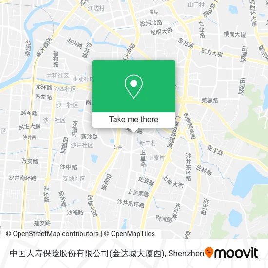 中国人寿保险股份有限公司(金达城大厦西) map