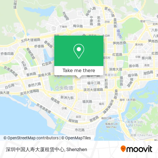 深圳中国人寿大厦租赁中心 map