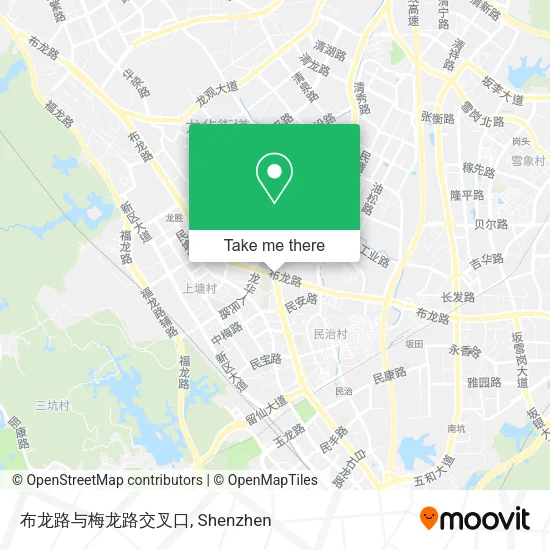布龙路与梅龙路交叉口 map