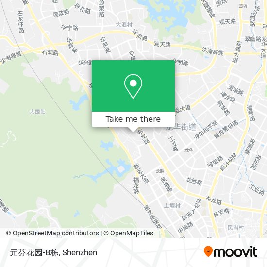 元芬花园-B栋 map