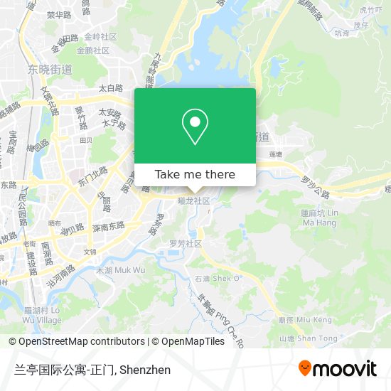 兰亭国际公寓-正门 map