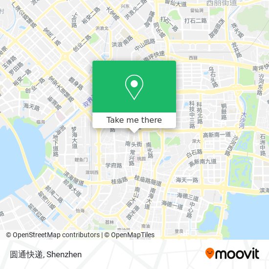 圆通快递 map