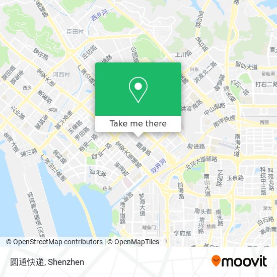 圆通快递 map