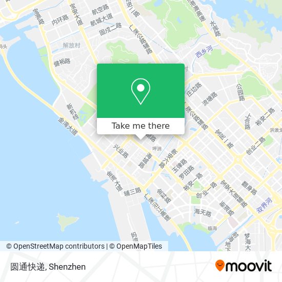 圆通快递 map