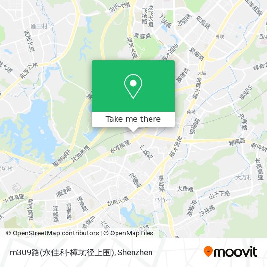 m309路(永佳利-樟坑径上围) map