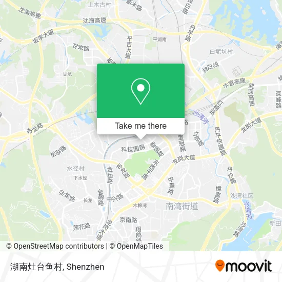 湖南灶台鱼村 map