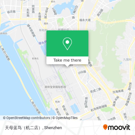 天母蓝鸟（机二店） map