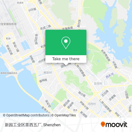 新园工业区茶西五厂 map