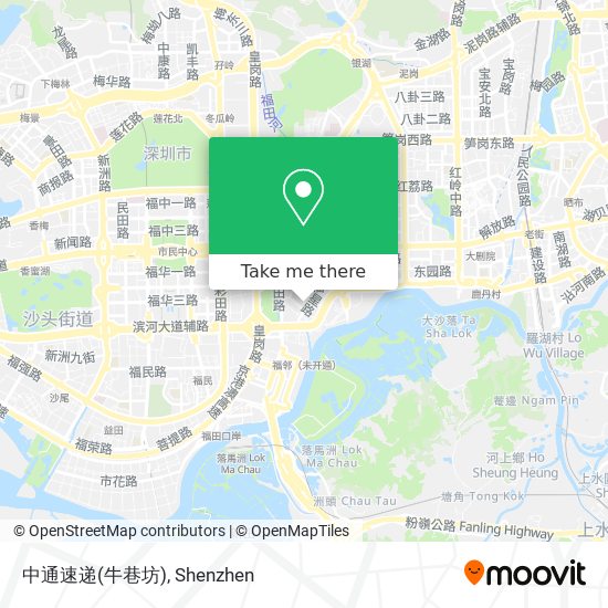 中通速递(牛巷坊) map