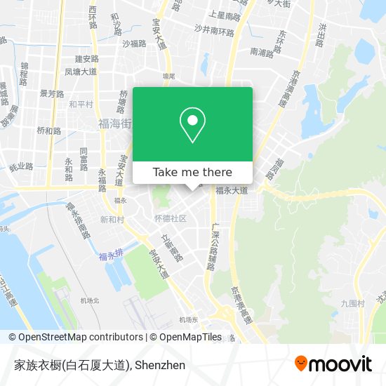 家族衣橱(白石厦大道) map