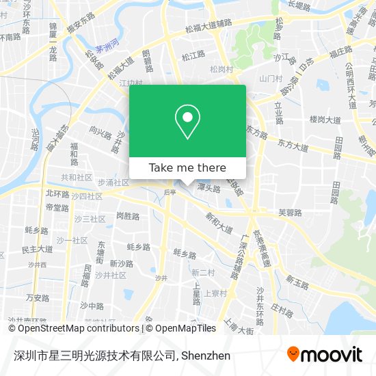 深圳市星三明光源技术有限公司 map