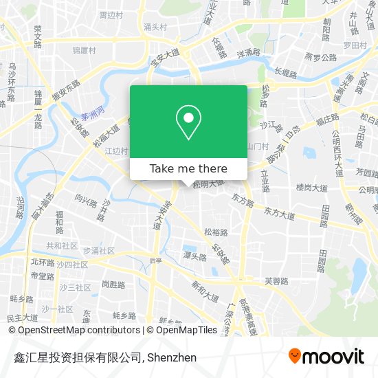 鑫汇星投资担保有限公司 map