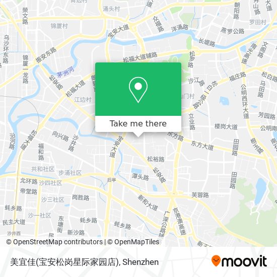 美宜佳(宝安松岗星际家园店) map