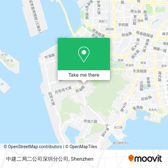 中建二局二公司深圳分公司 map