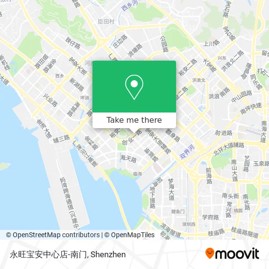 永旺宝安中心店-南门 map