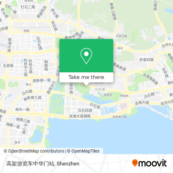 高架游览车中华门站 map