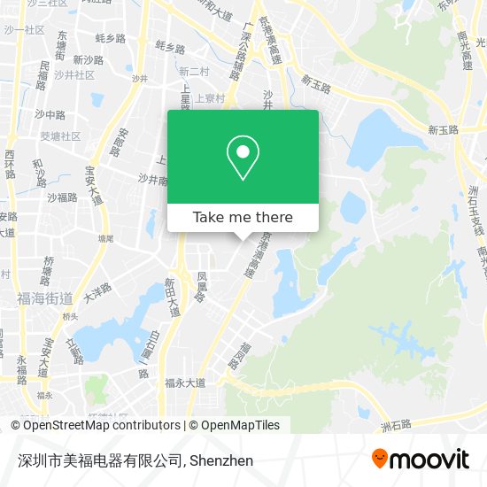 深圳市美福电器有限公司 map