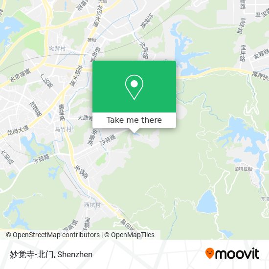 妙觉寺-北门 map