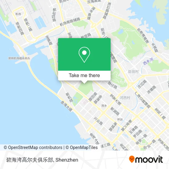 碧海湾高尔夫俱乐部 map