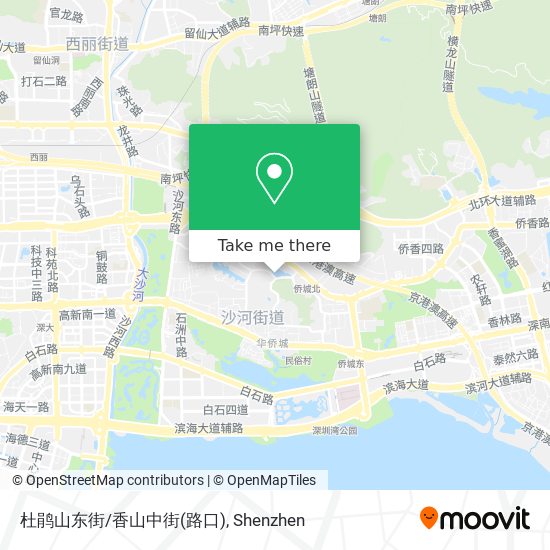 杜鹃山东街/香山中街(路口) map